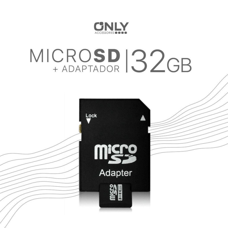 Micro SD 32GB CLASE 10 ONLY