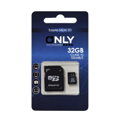 Micro SD 32GB CLASE 10 ONLY