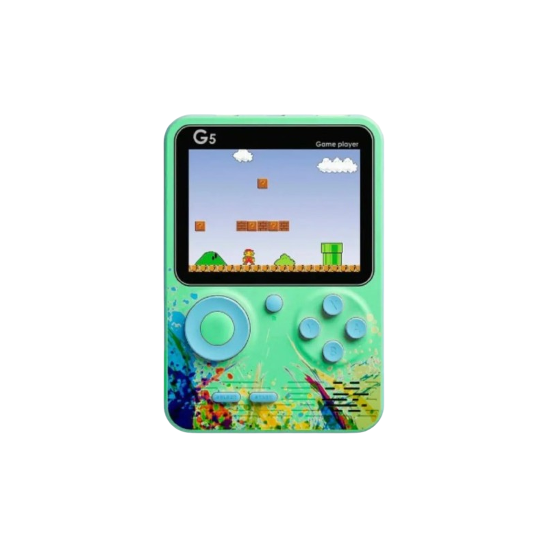 Mini Consola De Juegos Portátil G5 Pantalla A Color HD 3" 500 Juegos Rosa