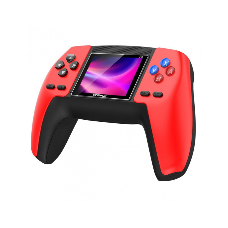 Consola De Juegos Portátil Retro P5 520 Juegos Y Soporte Pantalla A Color Rojo