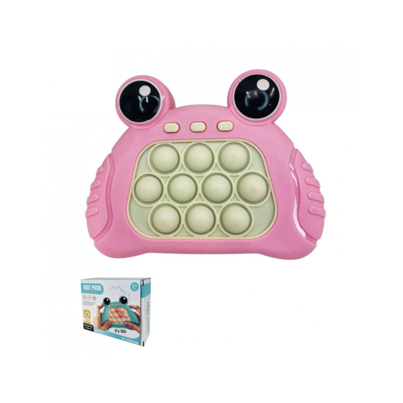 Consola De Juegos Antiestrés Pop It Juguete Electrónico Diseño Rana