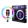 Aro led 10 luz RBG c/tripode 2.1mts