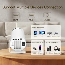 Proyector c/android tv BOX WIFI