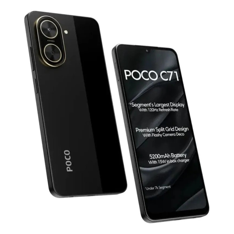 Poco C71 3 + 64gb Rom Negro