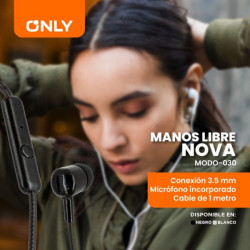 MANOS LIBRES NOVA NEGRO