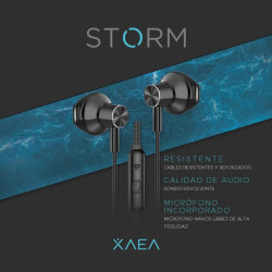 Auriculares  STORM XAEA ¡Sonido Potente!