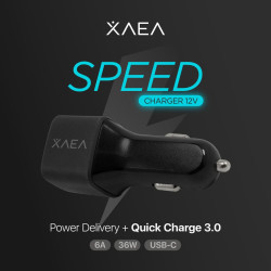 CARGADOR 12V XAEA SPEED PD  QC 3.0