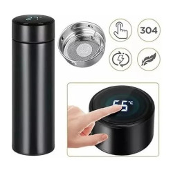 Botella Térmica 500ml Con Indicador De Temperatura Led