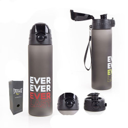 BOTELLA DEPORTIVA RESISTENTE CON TAPA REBATIBLE 700ML- EVERLAST