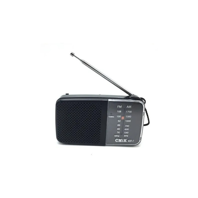 RADIO CMiK ICF-7 AM / FM A PILAS – ENTRADA PARA AURICULARES