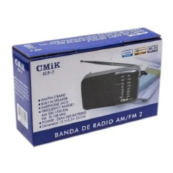 RADIO CMiK ICF-7 AM / FM A PILAS – ENTRADA PARA AURICULARES