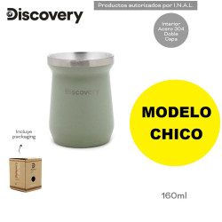 MATE CHICO TERMICO VERDE PASTEL 160Ml- DISCOVERY
