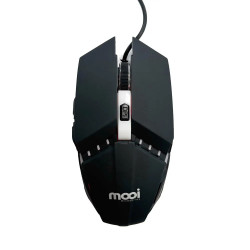 MOUSE MOOI M21 GAMER 6 BOTONES CON CABLE