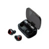 Auricular M10 Bluetooth V5.3 Luces Led In Ear Power Bank Negro