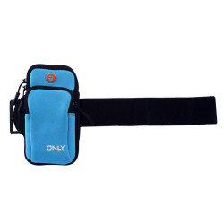 BRAZALETE CON 2 ESPACIOS – CELESTE