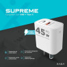 CARGADOR SUPREME 45W USB + TIPO C